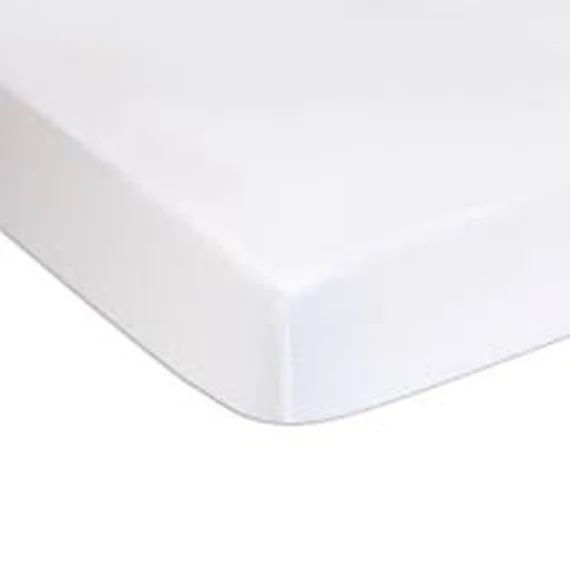 Drap housse jersey blanc (50 x 100 cm)