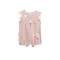 Combishort Bébé Petit Safari Rose