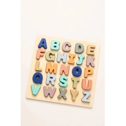 Puzzle avec lettres en bois Zetin Kids