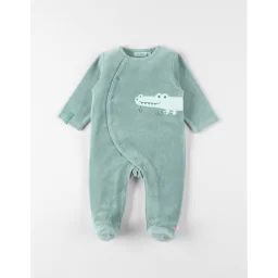 Pyjama Bébé Velours Vert
