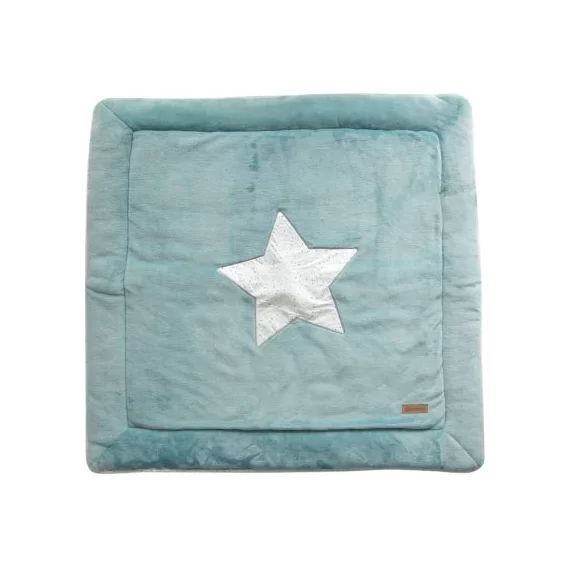Tapis de jeu étoile bleu Nil (100 x 100 cm)