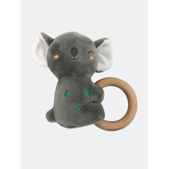 Hochet En Bois – Gris