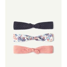 Lot de 3 bandeaux à pois et imprimés fille –  – Soldes