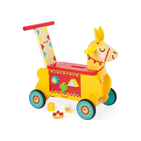 Porteur avec boîte à formes lama