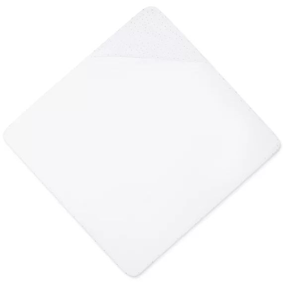 Cape de bain en éponge Fille Blanc