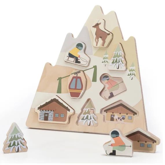 Puzzle D&rsquo;encastrement Les Dolomites Beige