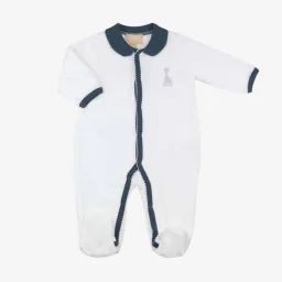 Pyjama bébé – TROIS KILOS SEPT blanc