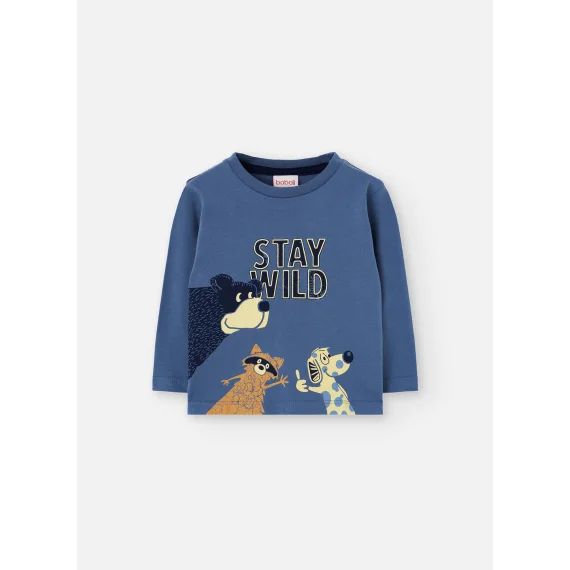T-shirt Tricot Bleu