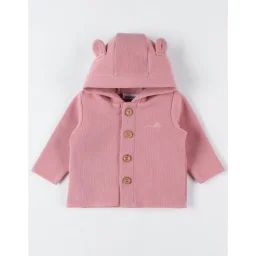 Manteau en velours rose