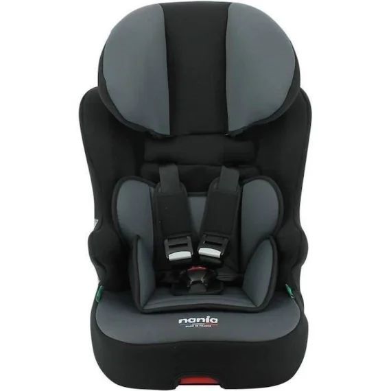 Siège auto isofix NANIA RACE I FIX 76-140 cm R129 –de 3 à 10 ans – Têtière réglable – Base inclinable – Noir – Fabrication Française noir