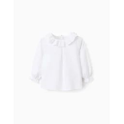 Chemisier En Coton Bébé Blanc