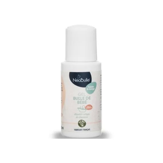 Gel lavant bio corps et cheveux Bulle de Bébé format voyage (50 ml)