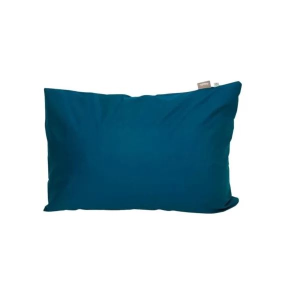 Taie d&rsquo;oreiller en coton bio bleu nuit (40 x 60 cm)