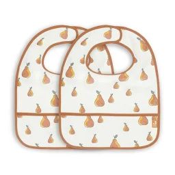 Lot De 2 Bavoirs Imperméables Poire