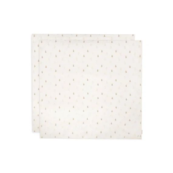 Lot De 2 Grands Langes Gaze De Coton Happy Miffy Nougat
