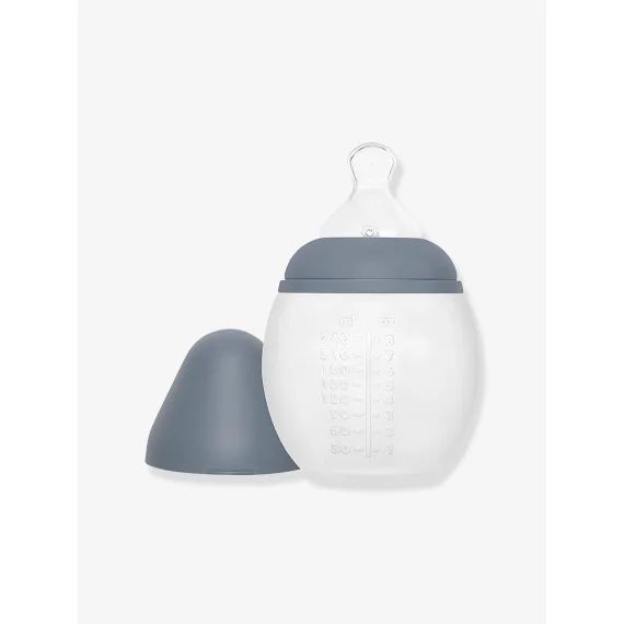 Biberon BibRond 240 ml ELHEE bleu gris