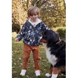Veste À Capuche Enfant En Sherpa Réversible Caracas Noir