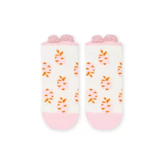 Chaussettes Écrues À Imprimé Ananas