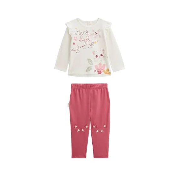 Pyjama Bébé 2 Pièces Alba Rose