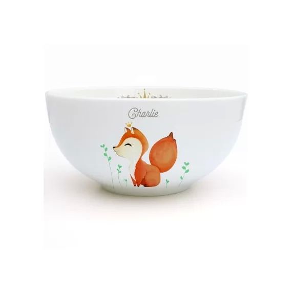 Bol en porcelaine nouveau Renard (personnalisable)
