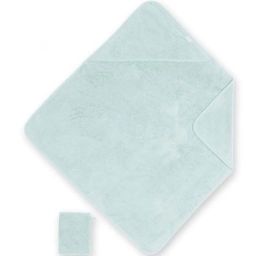 Cape de bain + gant vert d&rsquo;eau fresh (75 x 75 cm)