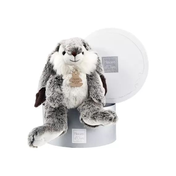 Coffret peluche Lapin Marius Les Z&rsquo;Animoos (25 cm)