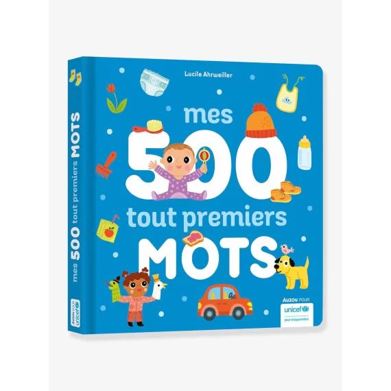 Imagier des tout-petits – Mes 500 tout premiers mots – AUZOU bleu