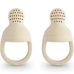 Lot De 2 Sucette Grignoteuses Ecru