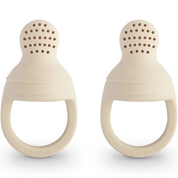 Lot De 2 Sucette Grignoteuses Ecru