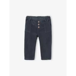 Pantalon bébé velours côtelé anthracite