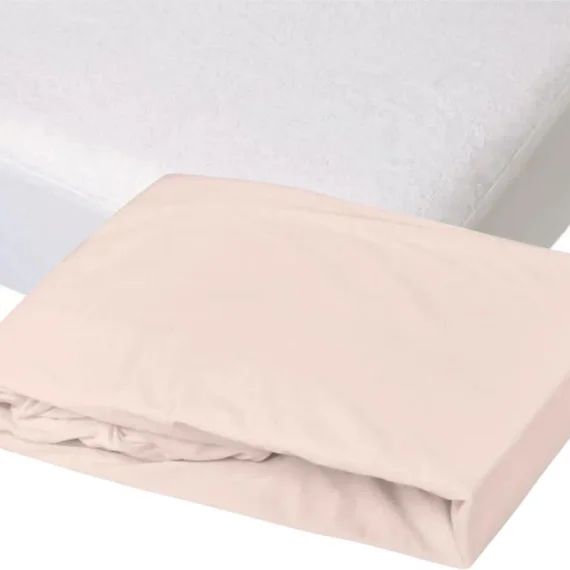 Lot alèse et drap housse nude (60 x 120 cm)