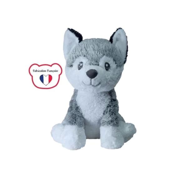 Peluche Made in France Kodi le husky (50 cm)
