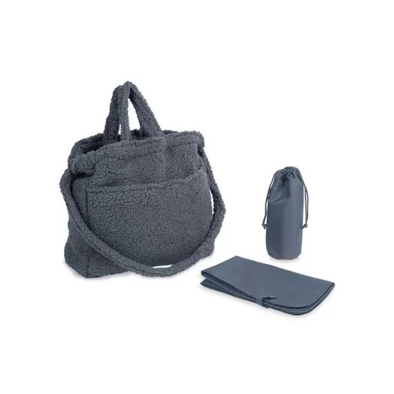 Sac à langer Teddy storm grey gris