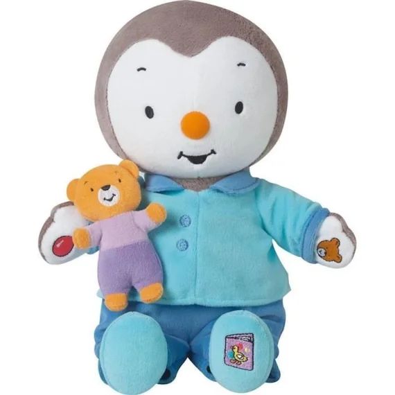 T&rsquo;CHOUPI Peluche Raconte moi une histoire ± 30 cm bleu