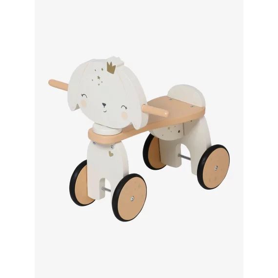 Porteur Lapin en bois FSC® gris