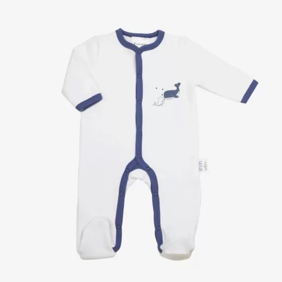 Pyjama  bébé – TROIS KILOS SEPT blanc