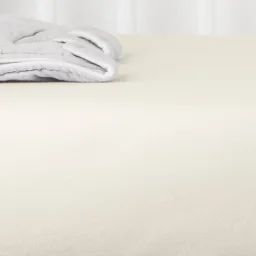 Drap Housse Coton Bio Jersey- Berceau Ecru