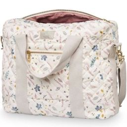 Sac à langer à anses Pressed Leaves rose