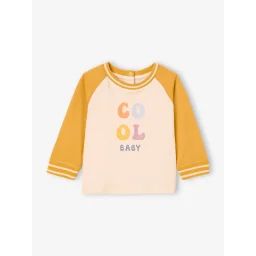 T-shirt cool baby manches longues bébé en coton bio moutarde