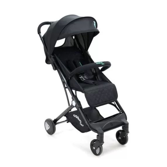 Asalvo – Poussette Travel+ – Noir Aqua blanc