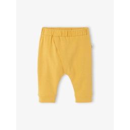 Pantalon naissance en maille souple BASICS ocre