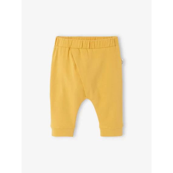 Pantalon naissance en maille souple BASICS ocre