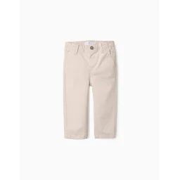 Pantalon Chino En Sergé Gris Clair
