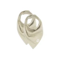 Bavoir Bandana Soft Waves Olive Green (x2) –