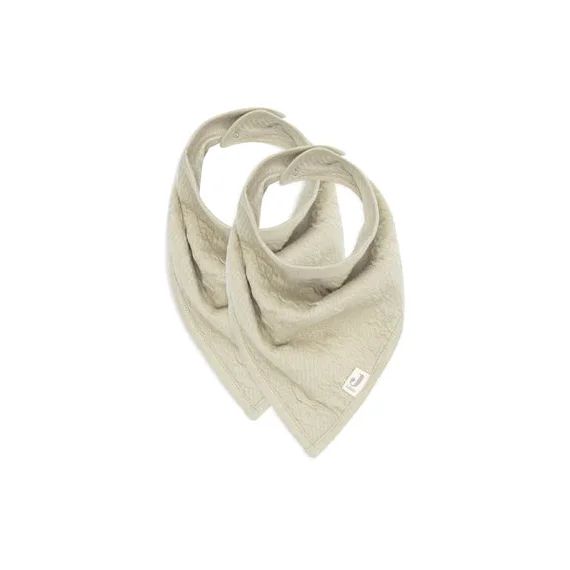 Bavoir Bandana Soft Waves Olive Green (x2) –