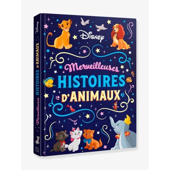 DISNEY – Merveilleuses histoires d&rsquo;animaux – HACHETTE DISNEY bleu nuit