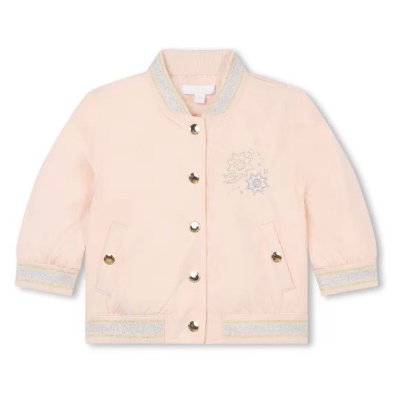 Blouson court façon bomber Fille Beige
