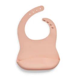 Bavoir Bébé Récupérateur En Silicone Rose