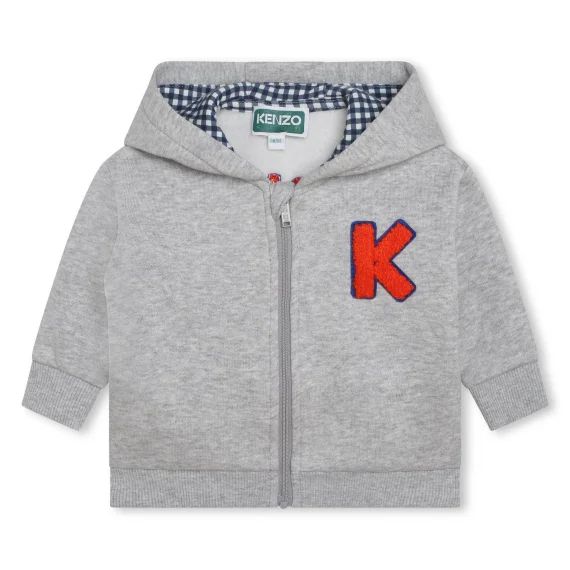 Sweat-shirt coton majoritaire Garçon Gris