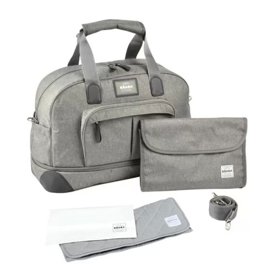 Sac à Langer Béaba Amsterdam II – Gris Chiné